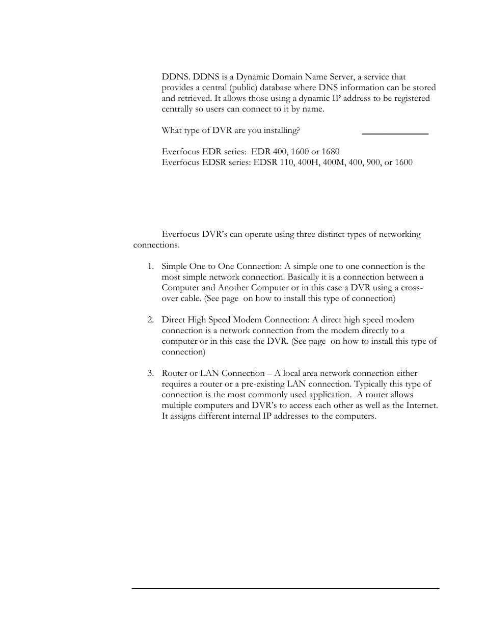 What type of network connection do you have | EverFocus EDSR400H User Manual | Page 63 / 107
