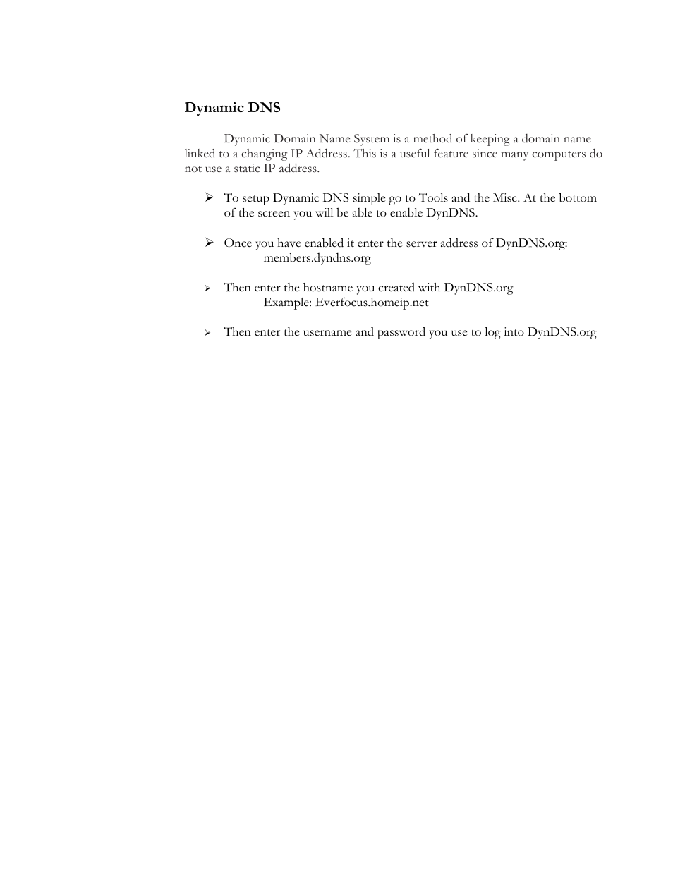 Dynamic dns | EverFocus EDSR400H User Manual | Page 84 / 107