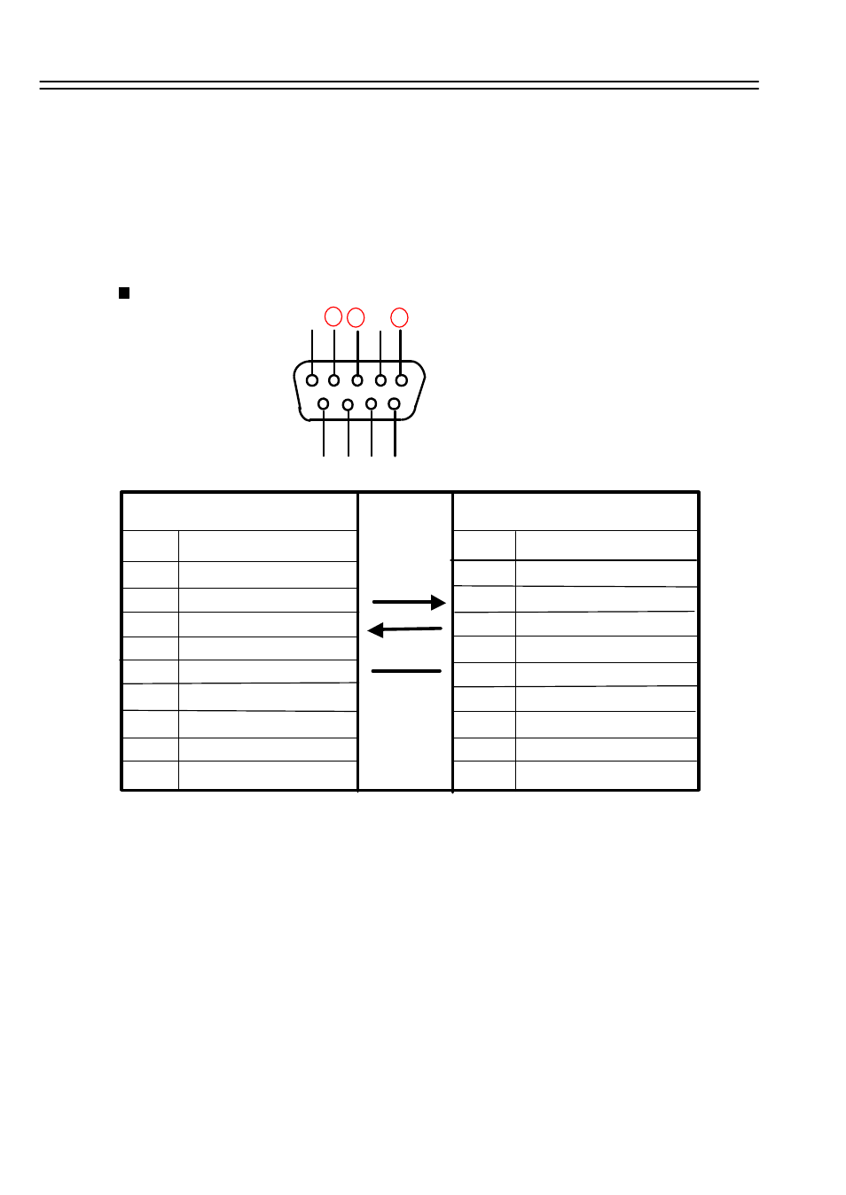 Appendix c: serial interface specifications, Serial interface specifications | EverFocus esrd EDSR-900 User Manual | Page 61 / 68