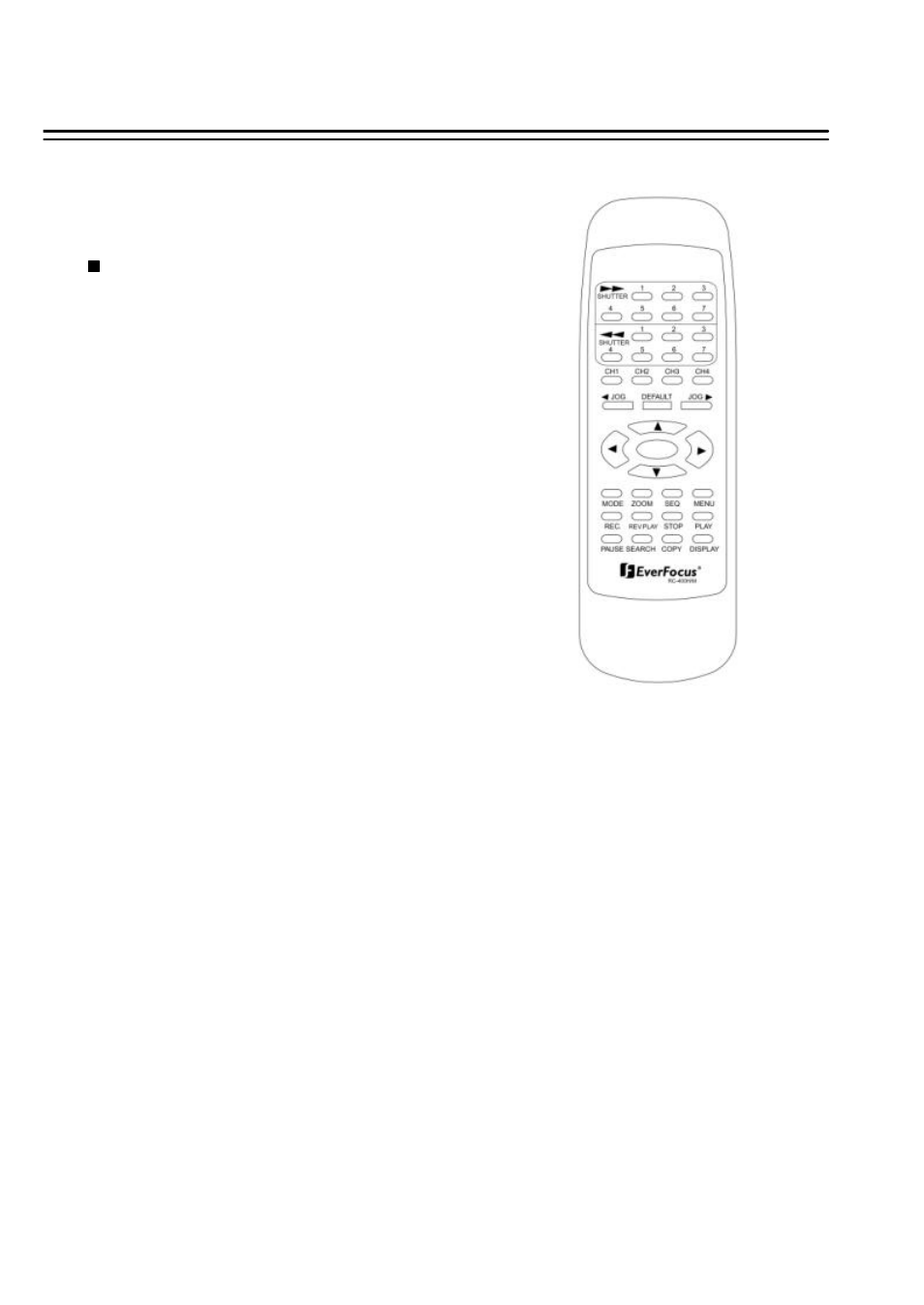 Remote controller, Figure 1 | EverFocus EDSR400M User Manual | Page 63 / 72