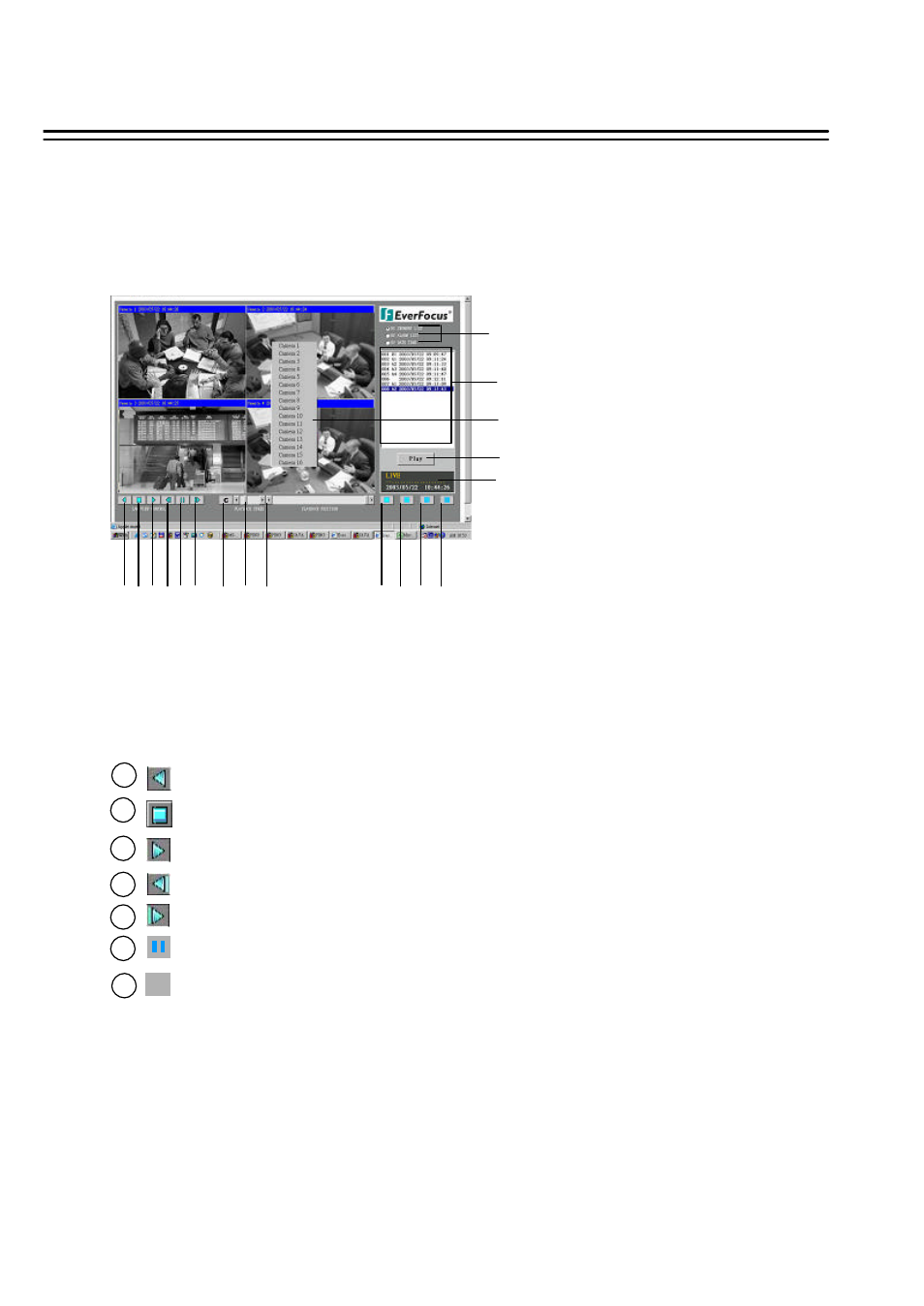 Main screen | EverFocus EDSR400M User Manual | Page 67 / 72