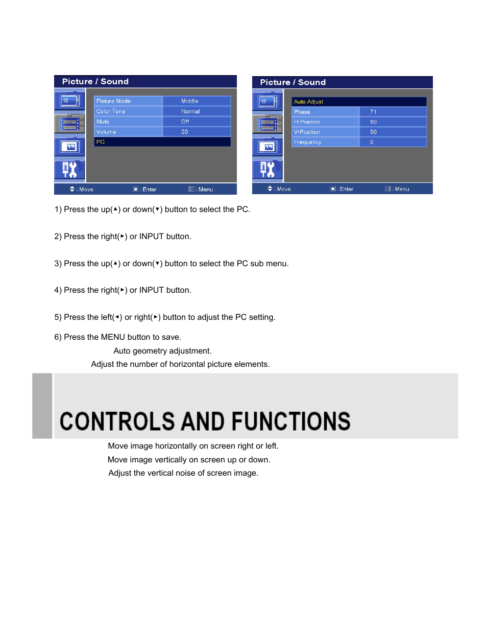 C. setup menu | EverFocus TFT-LCD MONITOR EN-75084C User Manual | Page 21 / 40