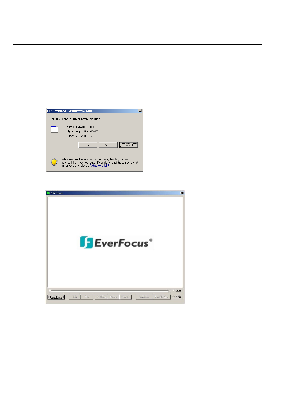 Appendix a: edr viewer software | EverFocus EDR-1640 User Manual | Page 75 / 83