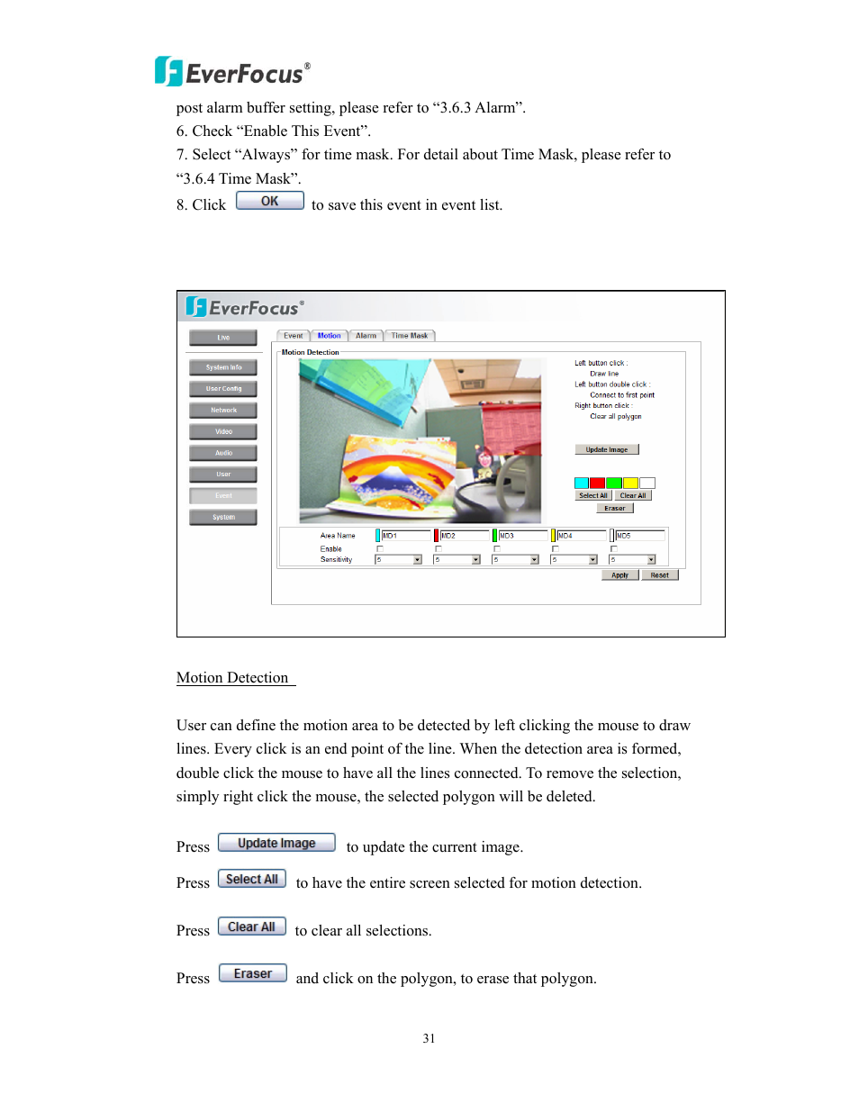 EverFocus EDN800 User Manual | Page 31 / 43