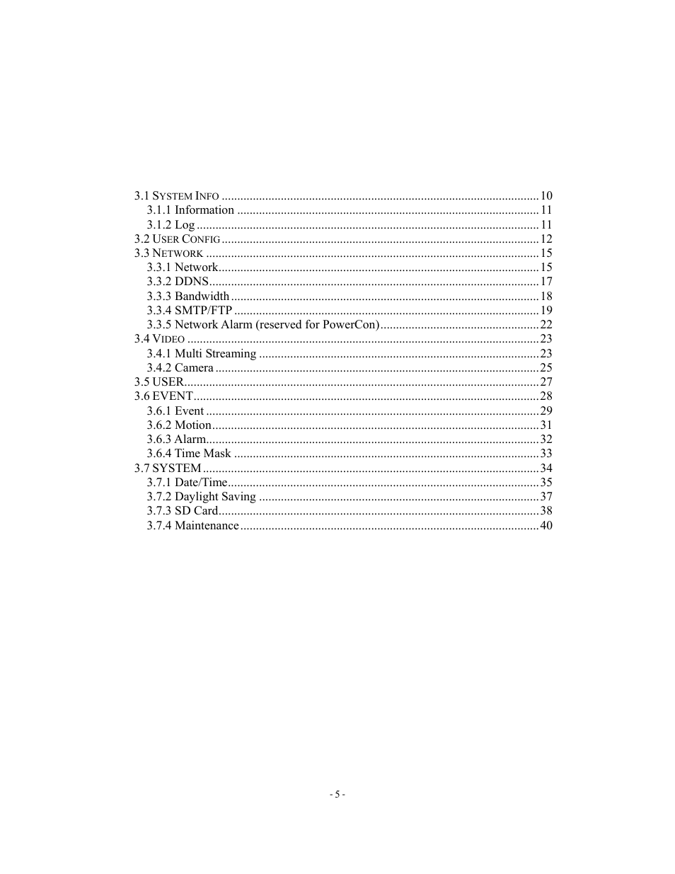 EverFocus EDN800 User Manual | Page 5 / 43