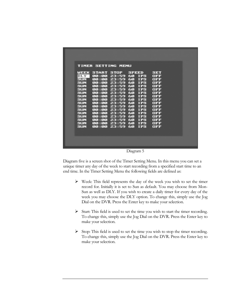 Timer setting menu | EverFocus EDSR 400F User Manual | Page 19 / 112