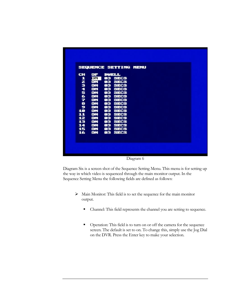 Sequence setting menu | EverFocus EDSR 400F User Manual | Page 21 / 112