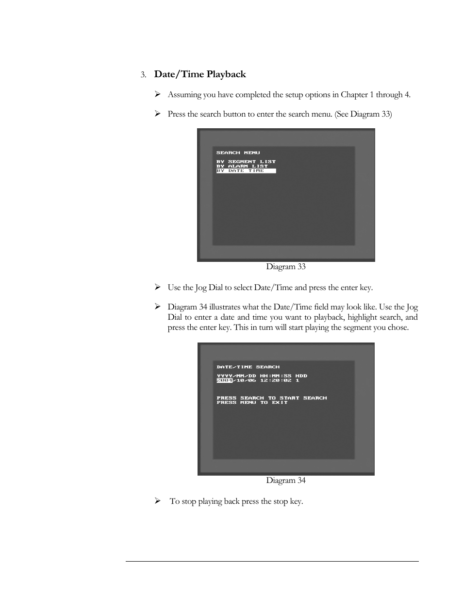 Date/time playback | EverFocus EDSR 400F User Manual | Page 57 / 112