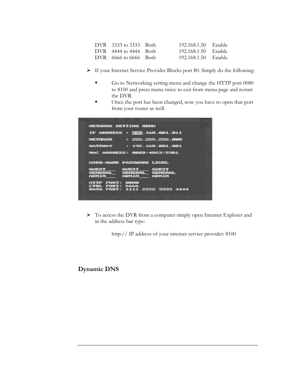 Dynamic dns | EverFocus EDSR 400F User Manual | Page 83 / 112