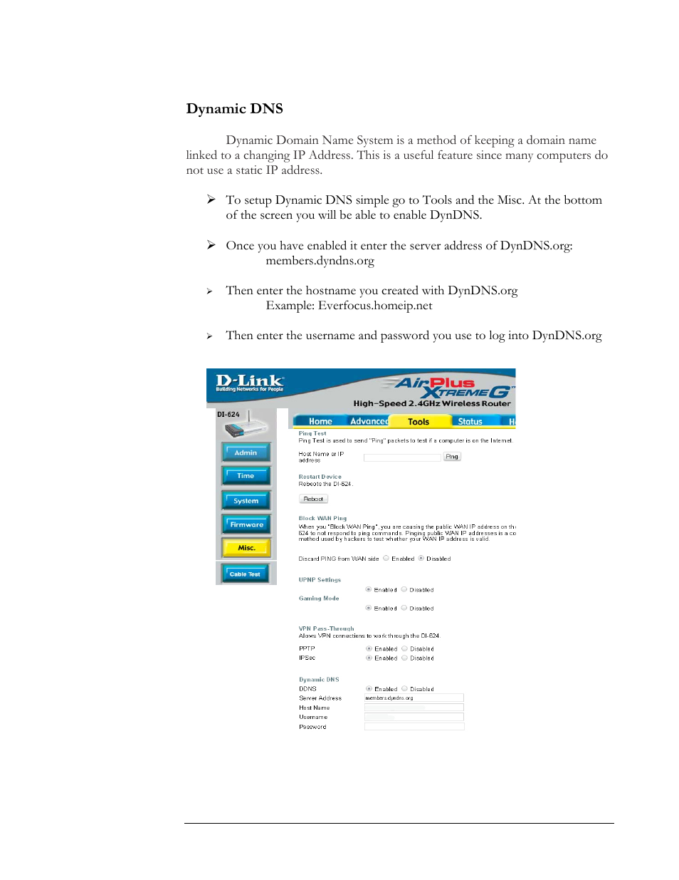 Dynamic dns | EverFocus EDSR 400F User Manual | Page 88 / 112