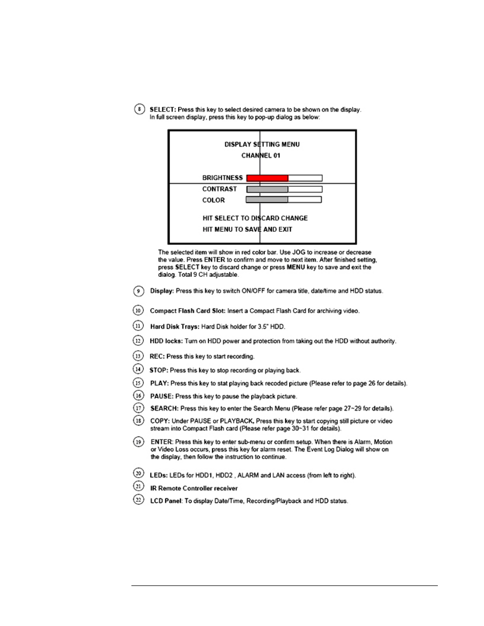 EverFocus EDSR 400F User Manual | Page 9 / 112