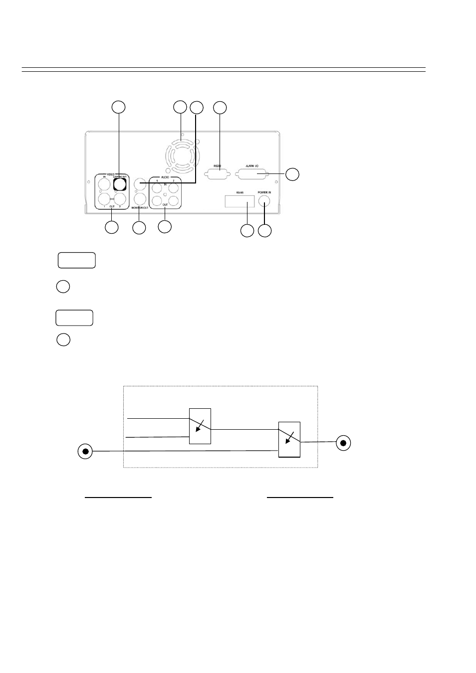 Back panel connections | EverFocus EDSR100H User Manual | Page 11 / 55