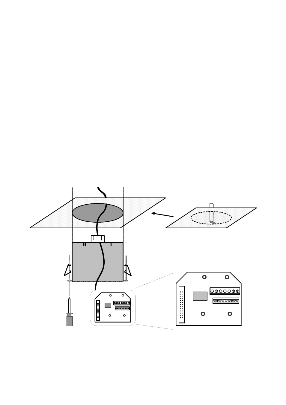 Cut the ceiling | EverFocus SPEED DOME EPTZ900 User Manual | Page 25 / 42