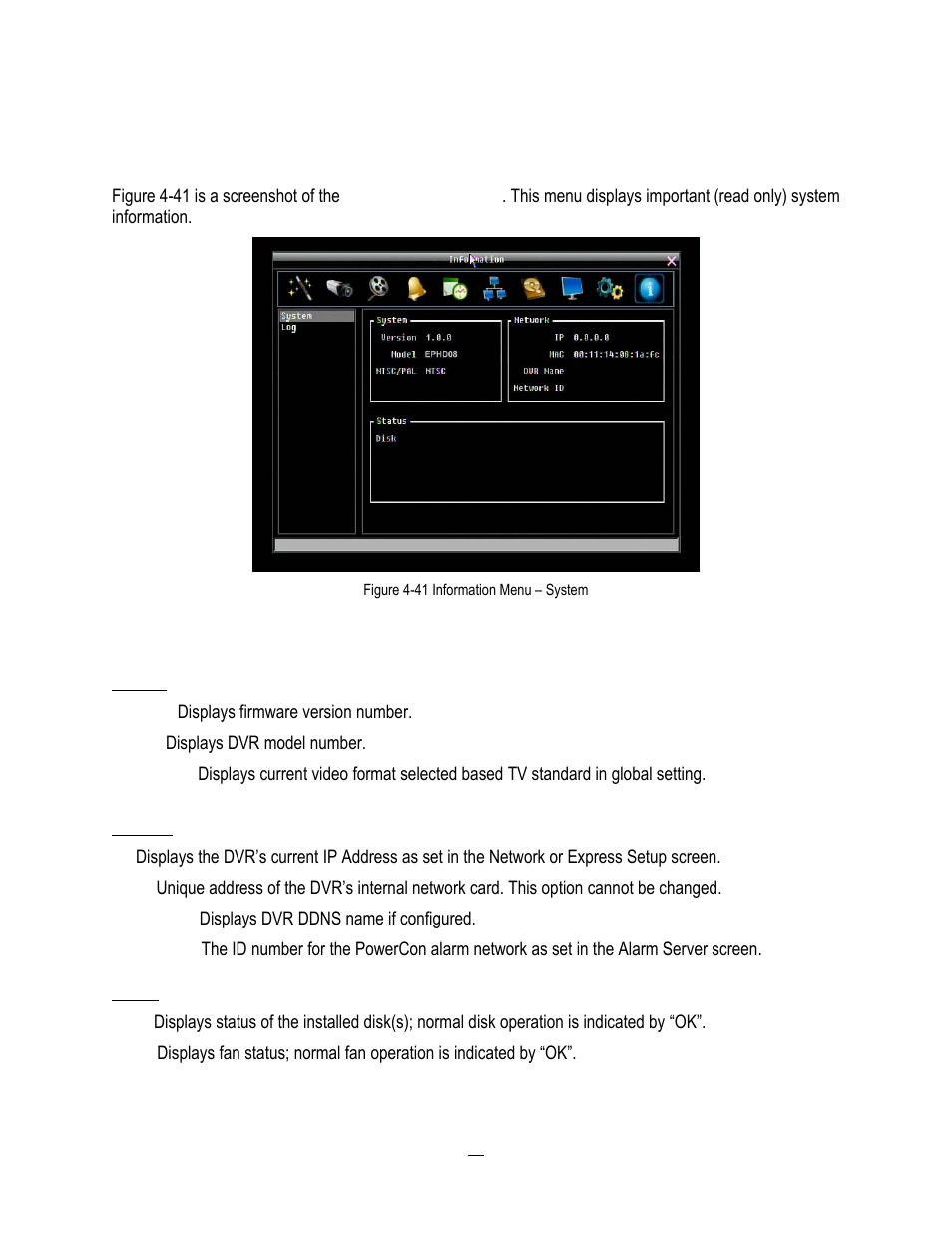 11 information, 1 system, System | EverFocus HD-CCTV EPHD08 User Manual | Page 101 / 142