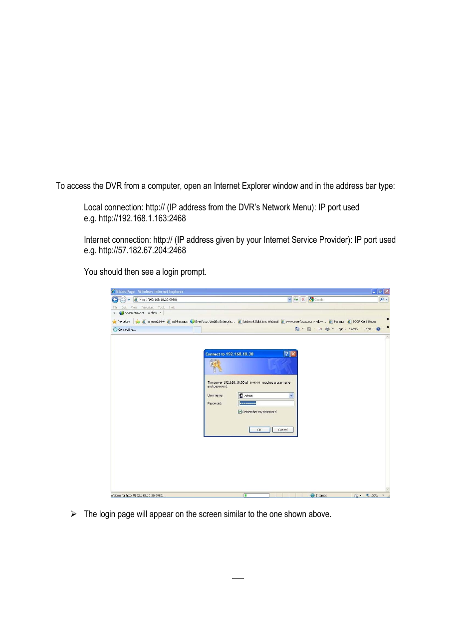 6 remote operation from browser, 1 connecting to ephd08, Chapter | EverFocus HD-CCTV EPHD08 User Manual | Page 117 / 142