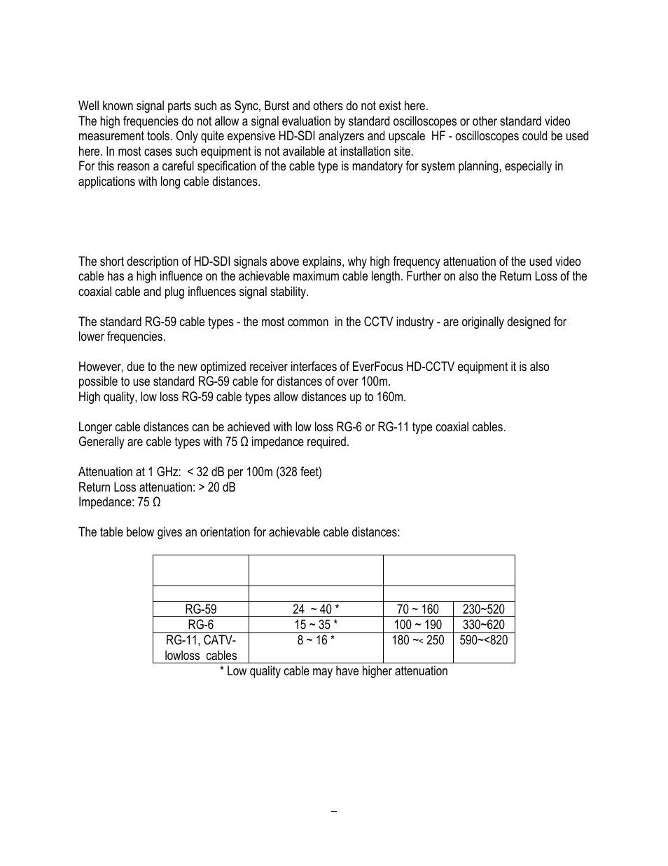 3 cable types, Cable types | EverFocus HD-CCTV EPHD08 User Manual | Page 17 / 142