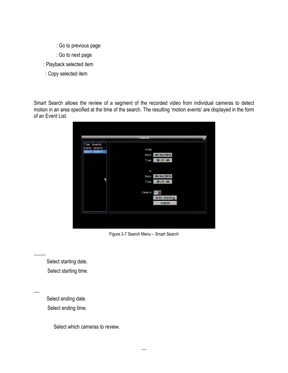 3 smart search, Smart search | EverFocus HD-CCTV EPHD08 User Manual | Page 44 / 142