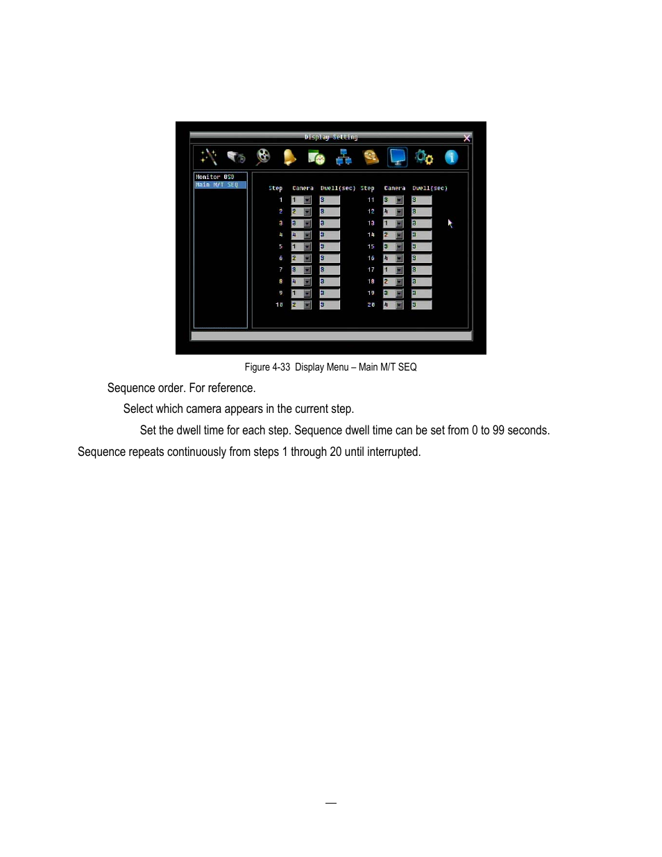 2 main m/t seq, Main m/t seq | EverFocus HD-CCTV EPHD08 User Manual | Page 92 / 142