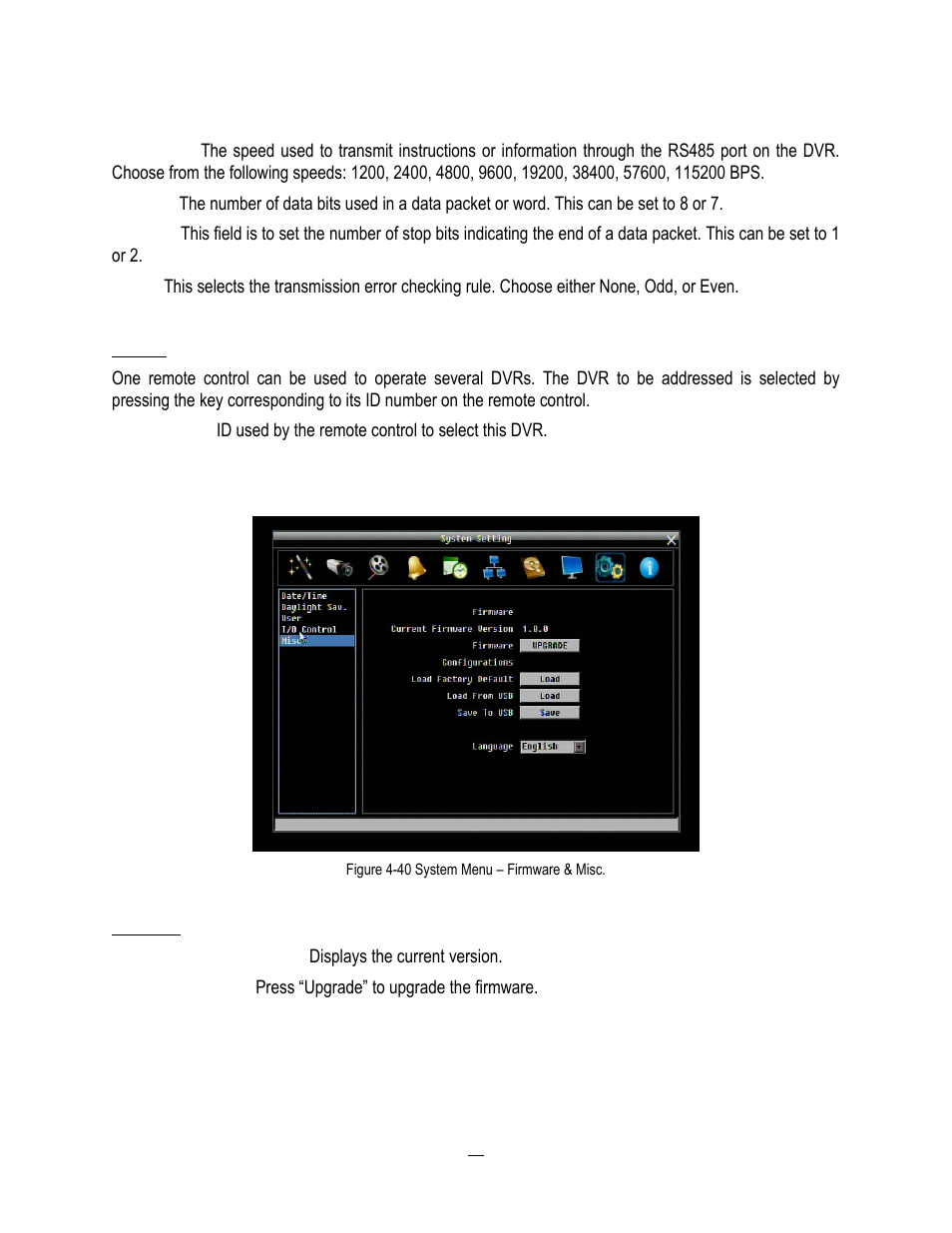 5 misc, Misc | EverFocus HD-CCTV EPHD08 User Manual | Page 99 / 142