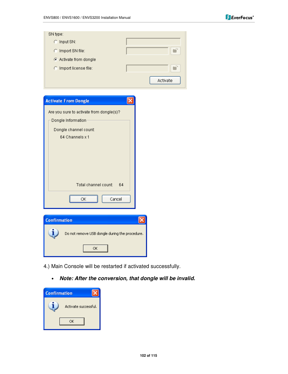 EverFocus ENVS1600 User Manual | Page 102 / 115