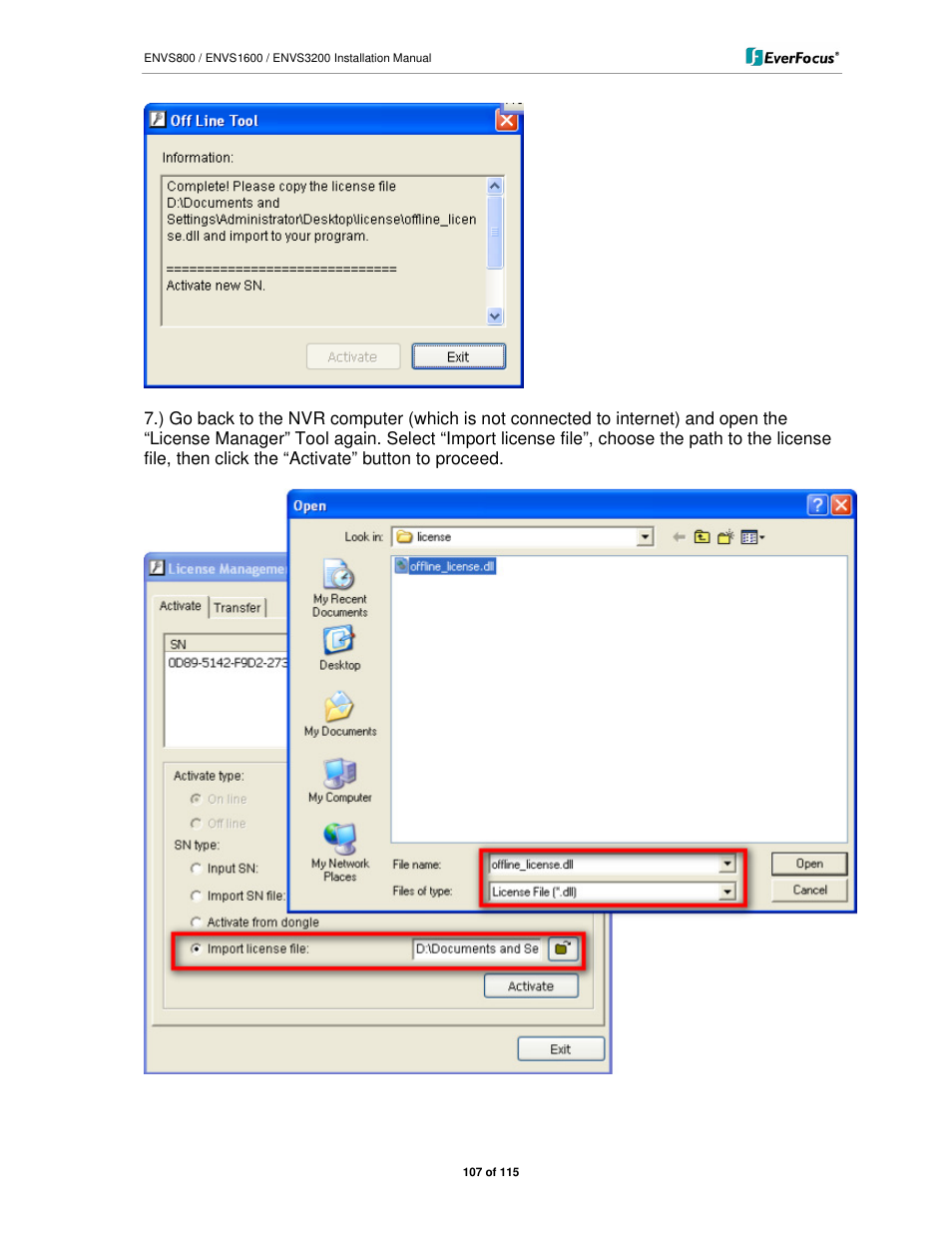 EverFocus ENVS1600 User Manual | Page 107 / 115