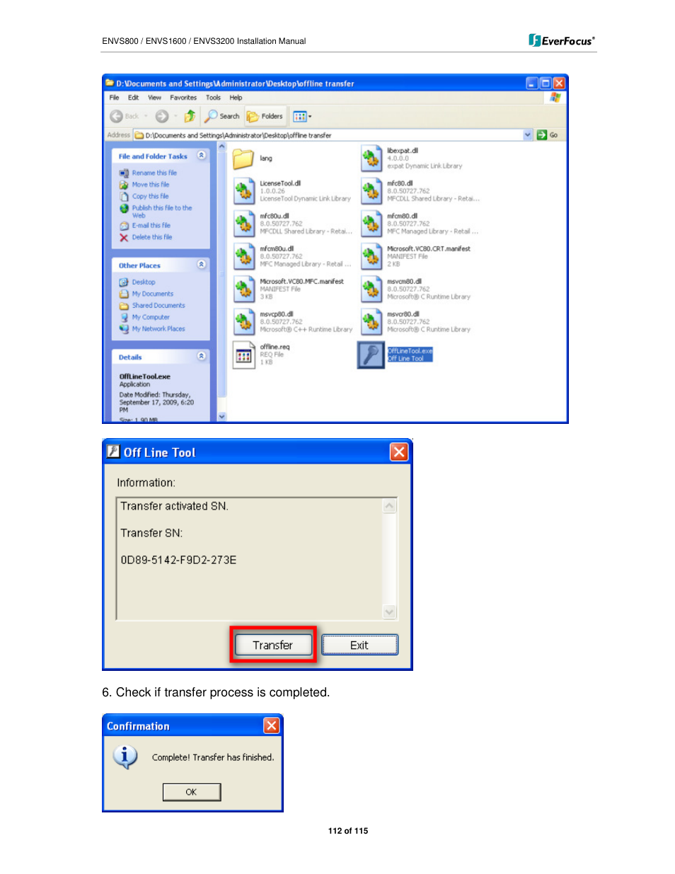 EverFocus ENVS1600 User Manual | Page 112 / 115