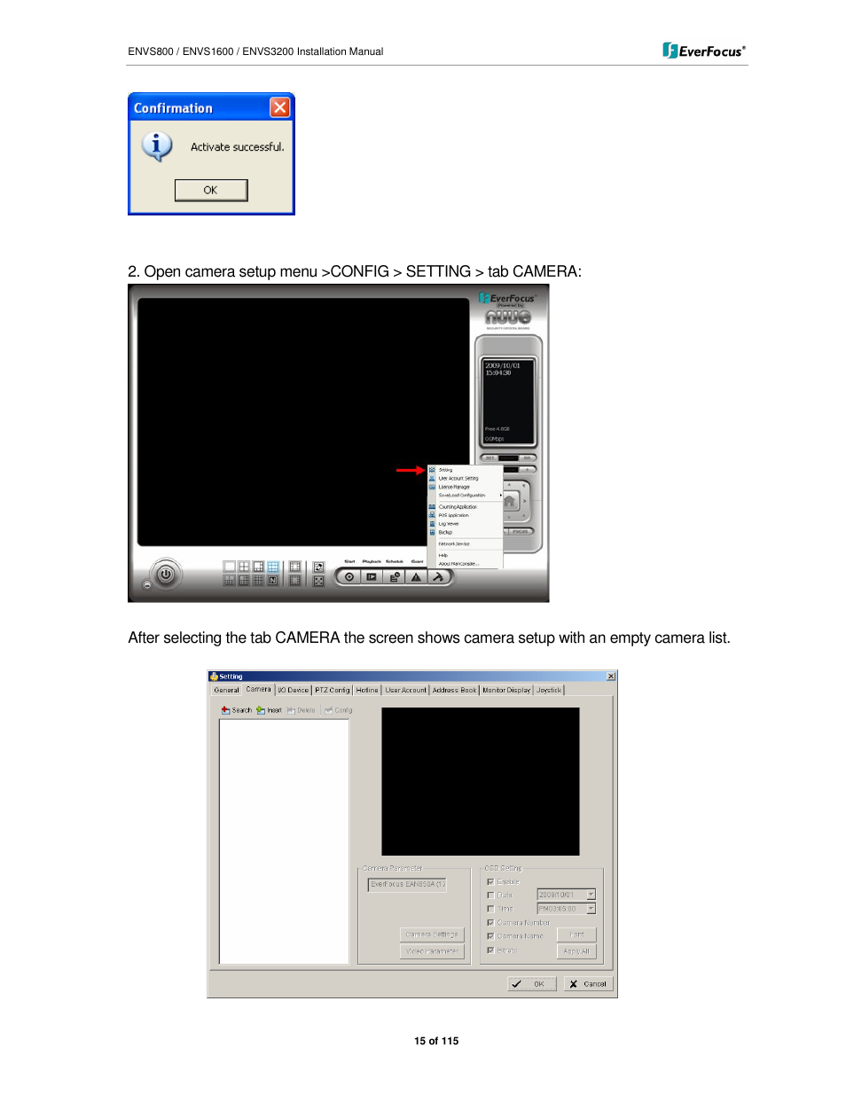 EverFocus ENVS1600 User Manual | Page 15 / 115