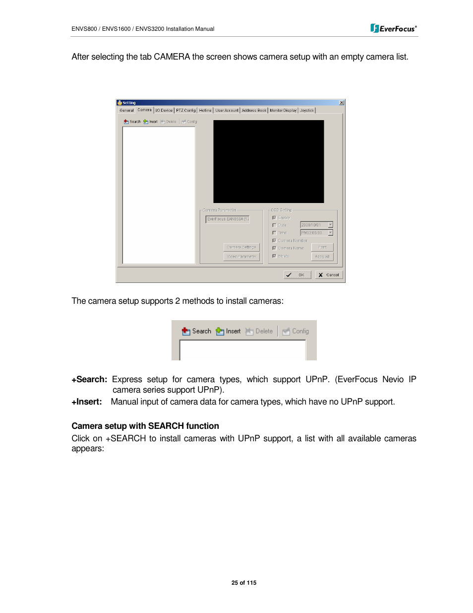 EverFocus ENVS1600 User Manual | Page 25 / 115