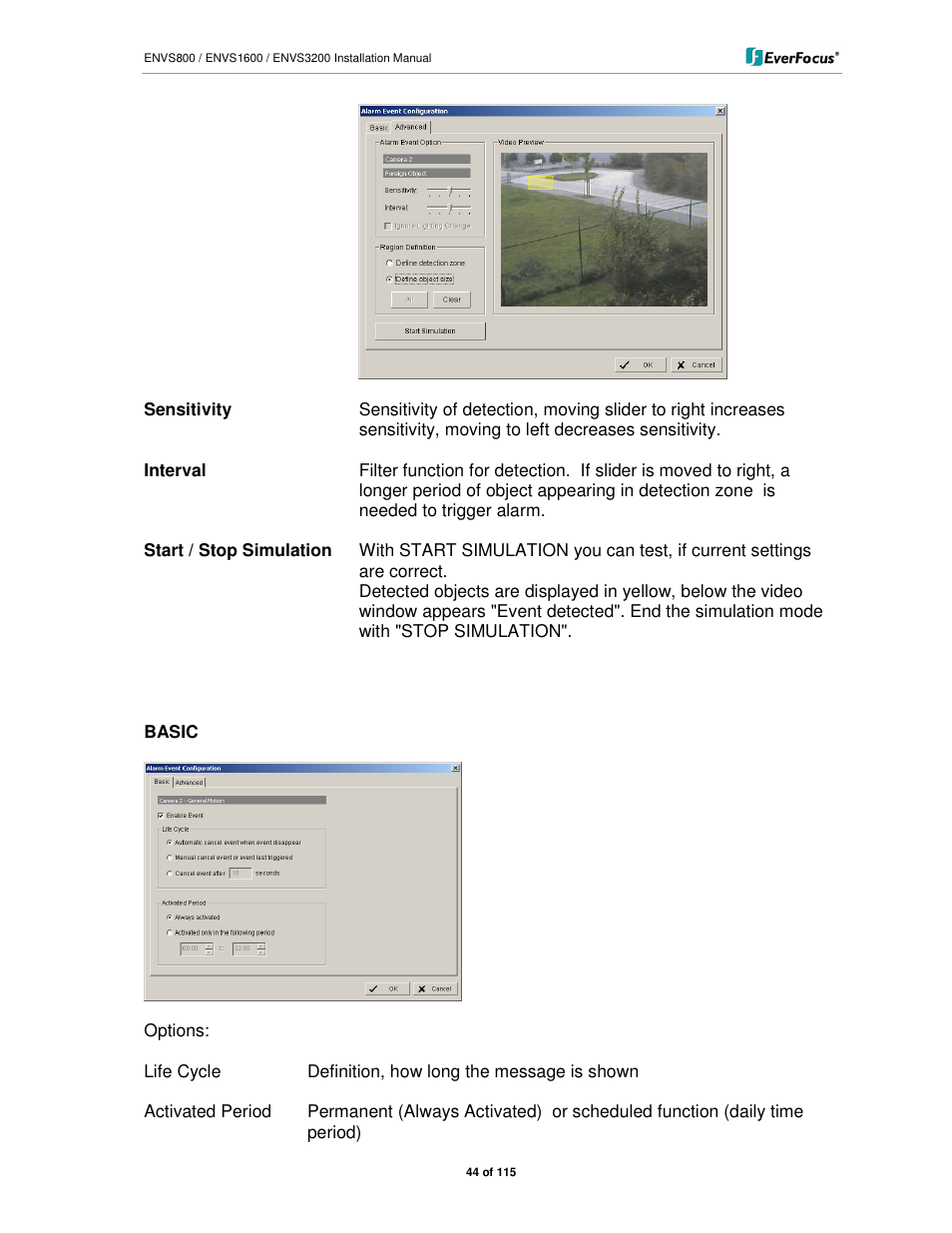 EverFocus ENVS1600 User Manual | Page 44 / 115