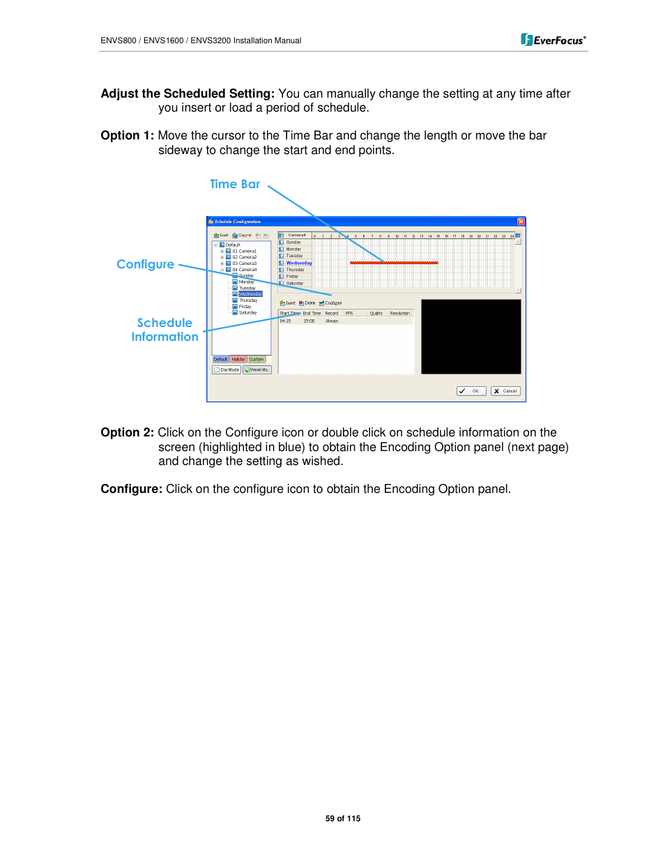 EverFocus ENVS1600 User Manual | Page 59 / 115