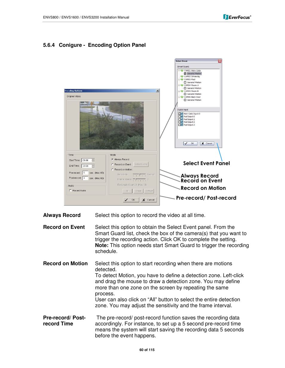 EverFocus ENVS1600 User Manual | Page 60 / 115