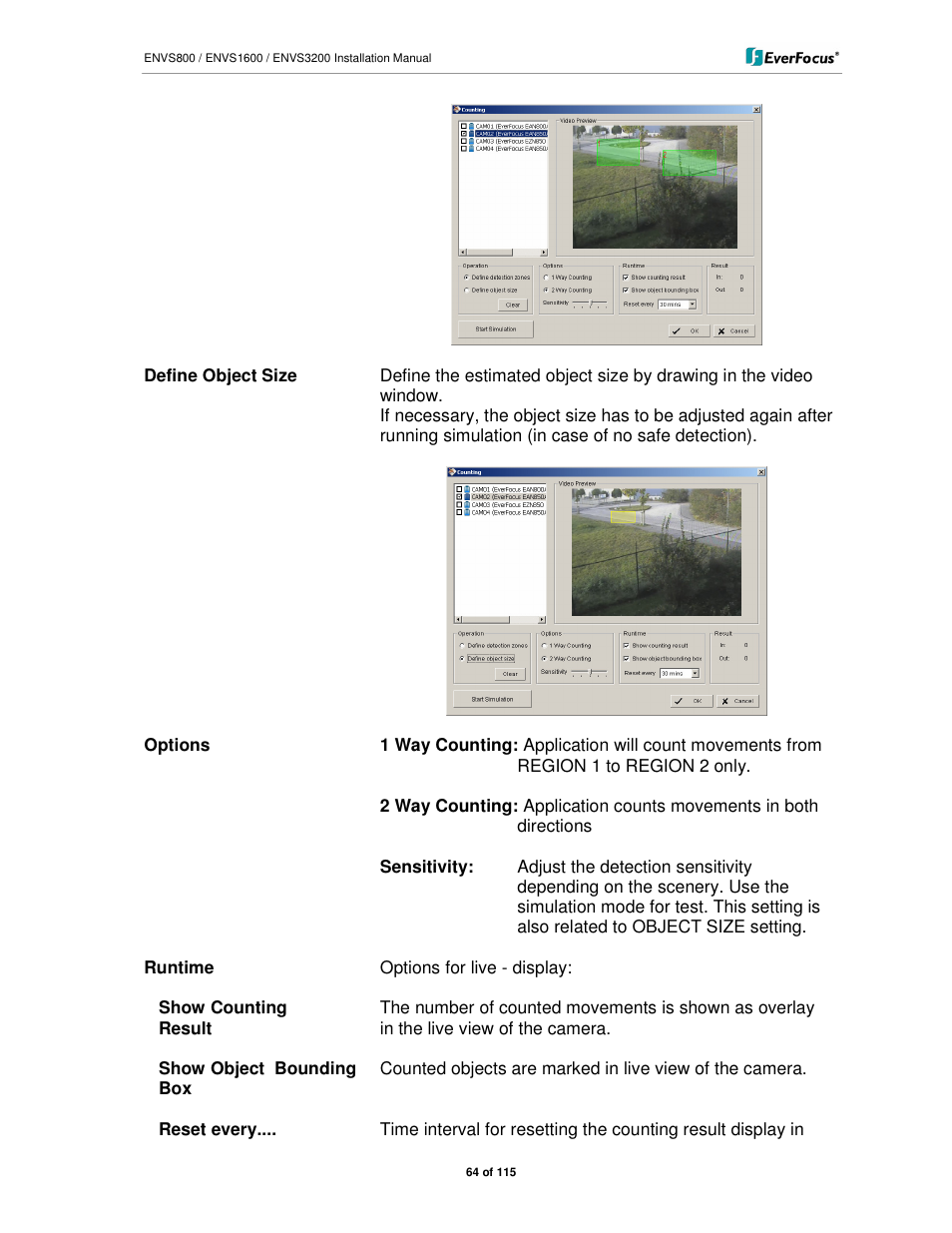 EverFocus ENVS1600 User Manual | Page 64 / 115