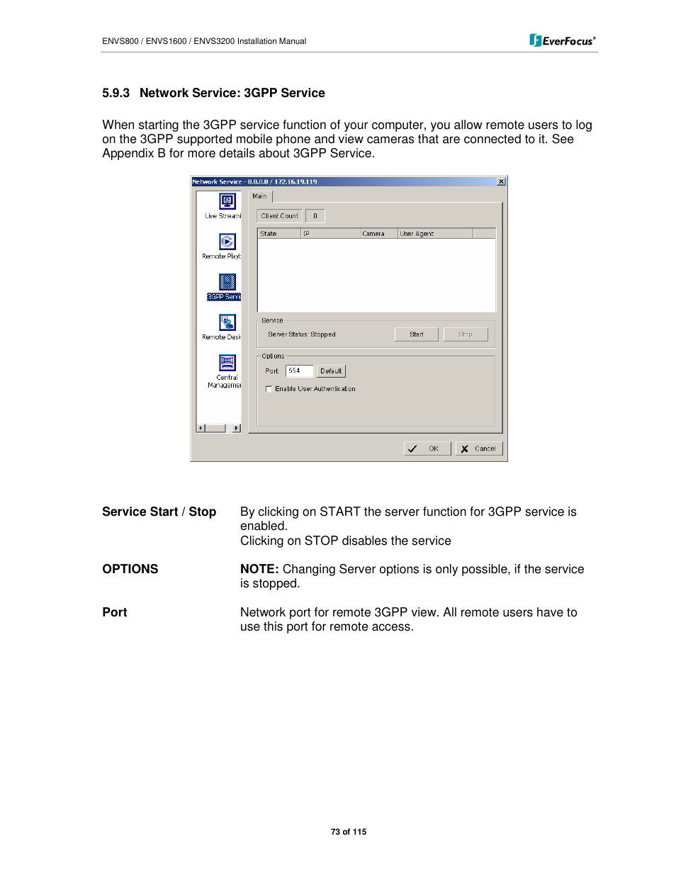 EverFocus ENVS1600 User Manual | Page 73 / 115