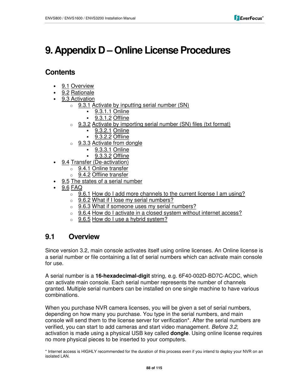 EverFocus ENVS1600 User Manual | Page 88 / 115