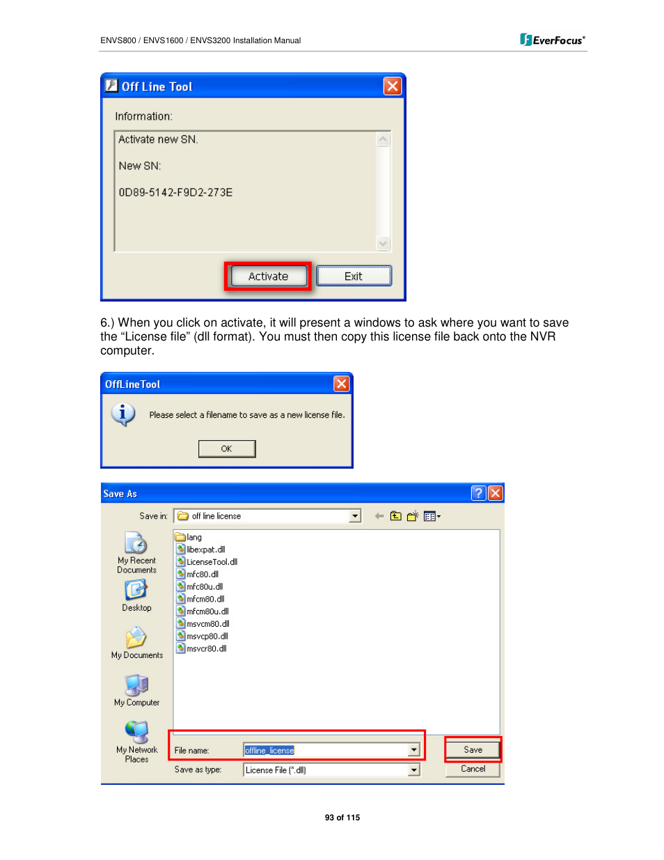 EverFocus ENVS1600 User Manual | Page 93 / 115