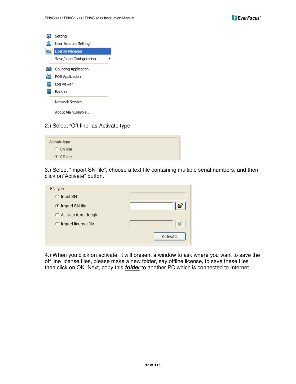 EverFocus ENVS1600 User Manual | Page 97 / 115