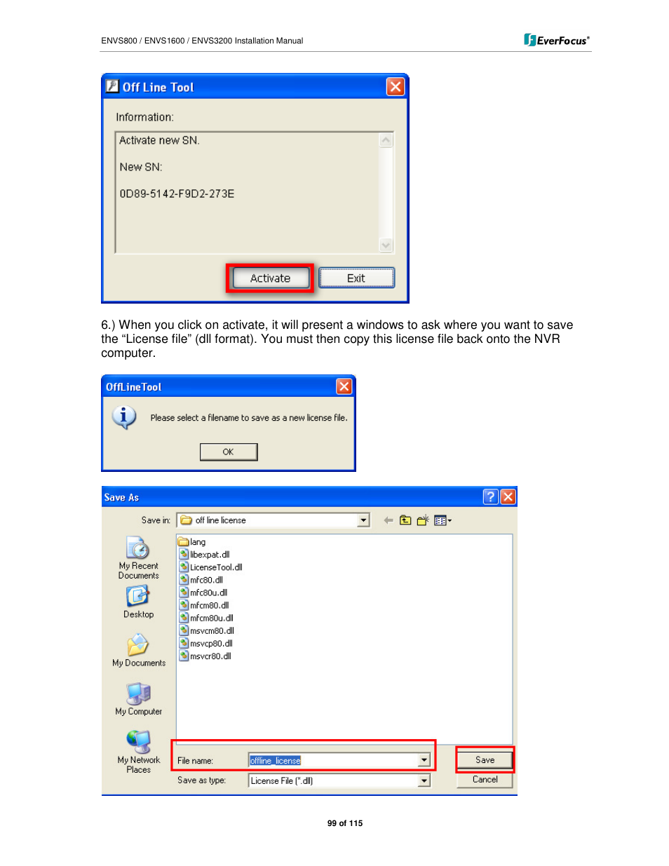 EverFocus ENVS1600 User Manual | Page 99 / 115