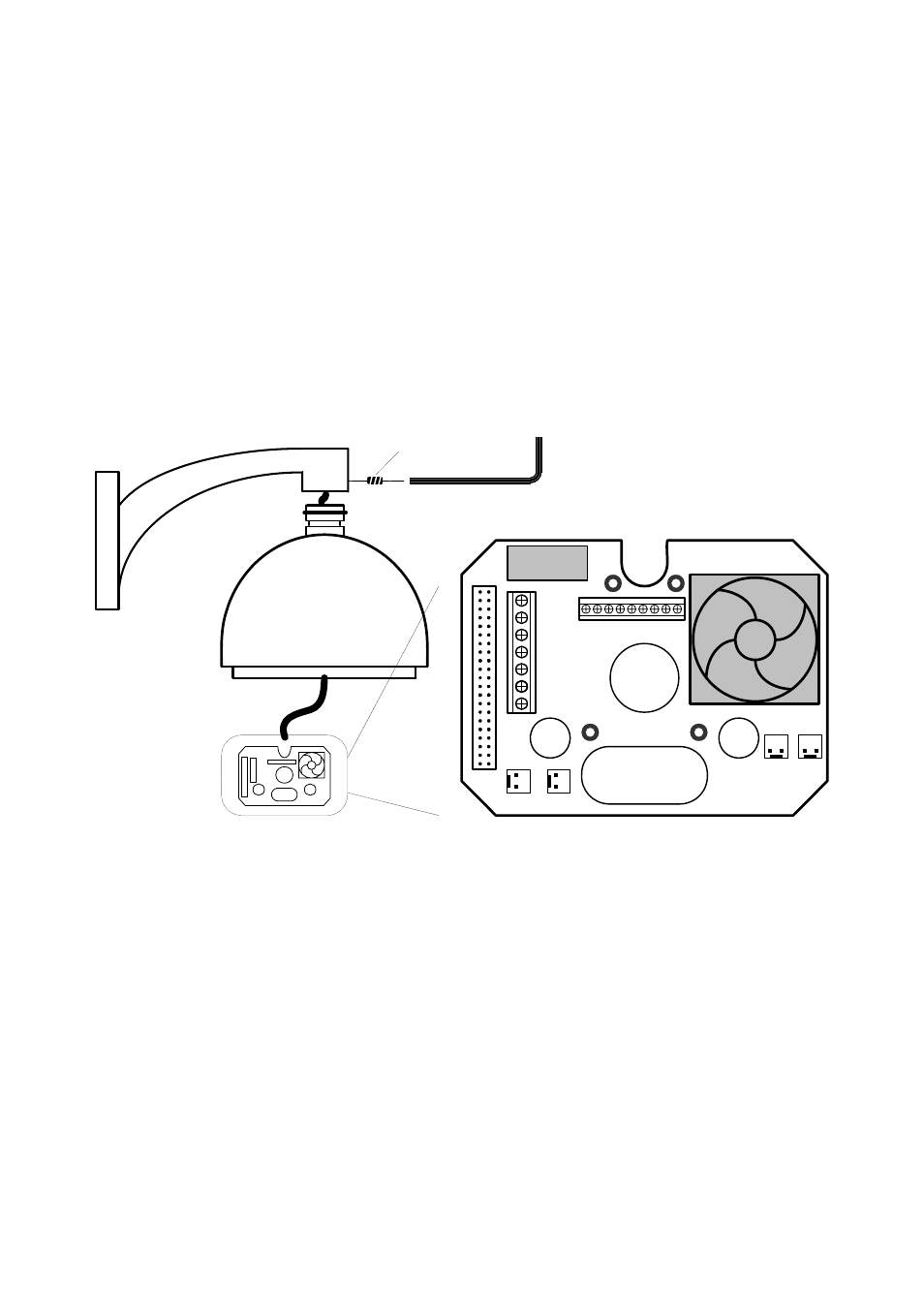 Relay, Hex allen wrench, M5 bolt | EverFocus SPEED DOME EPTZ1000 User Manual | Page 20 / 37