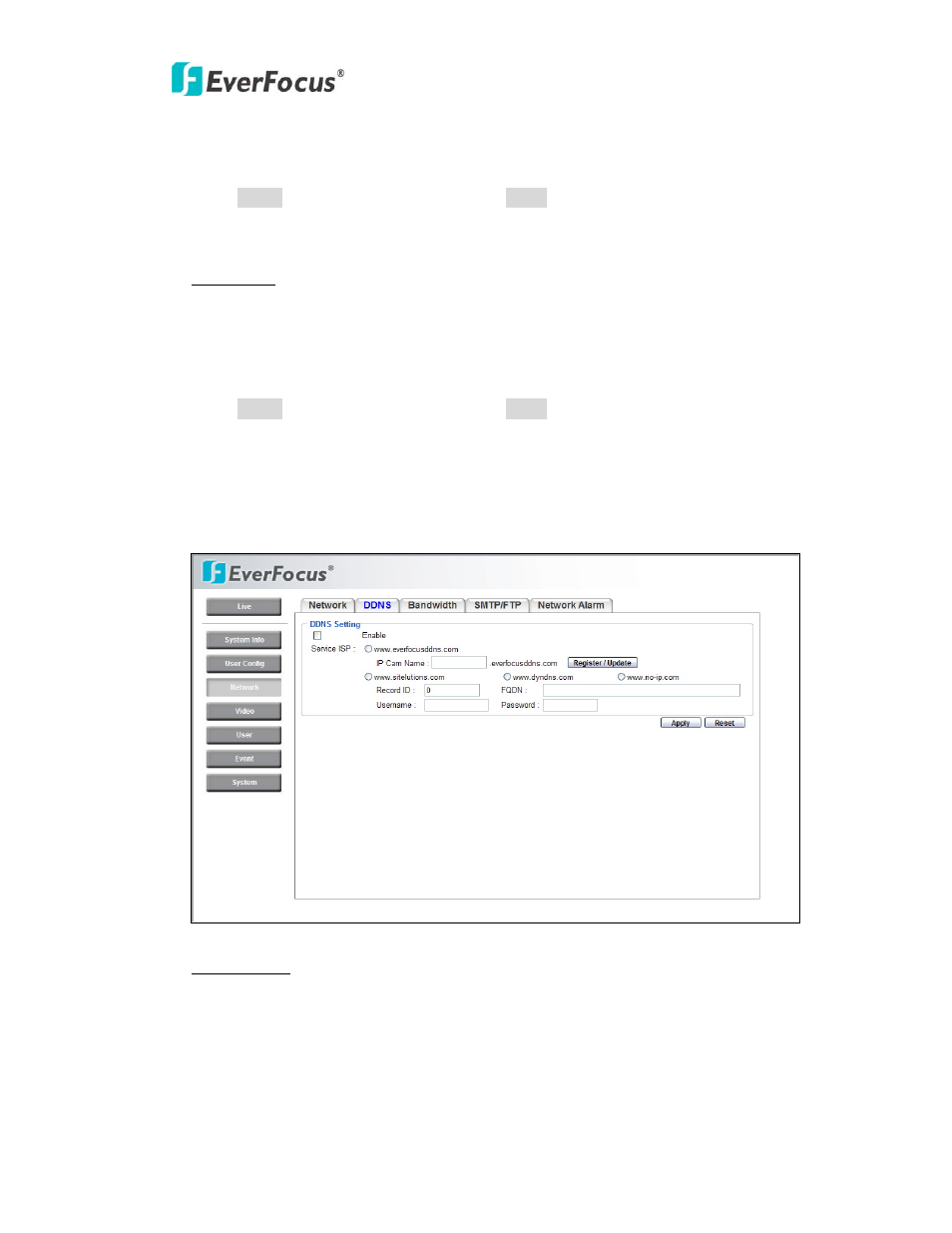 EverFocus NEV10 EZN850 User Manual | Page 17 / 58