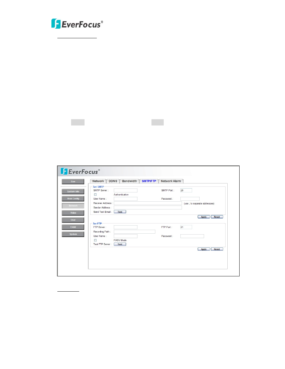 EverFocus NEV10 EZN850 User Manual | Page 19 / 58