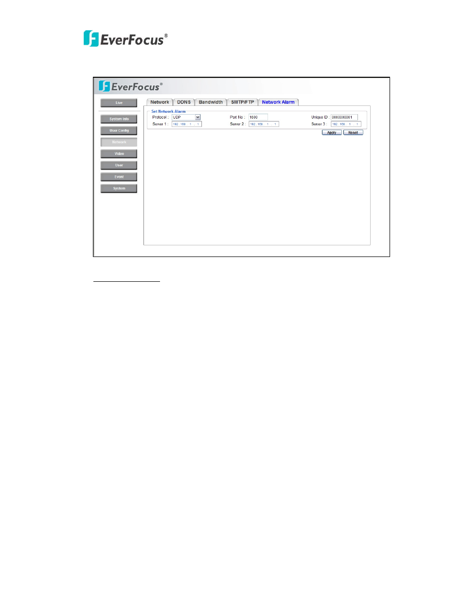 EverFocus NEV10 EZN850 User Manual | Page 21 / 58