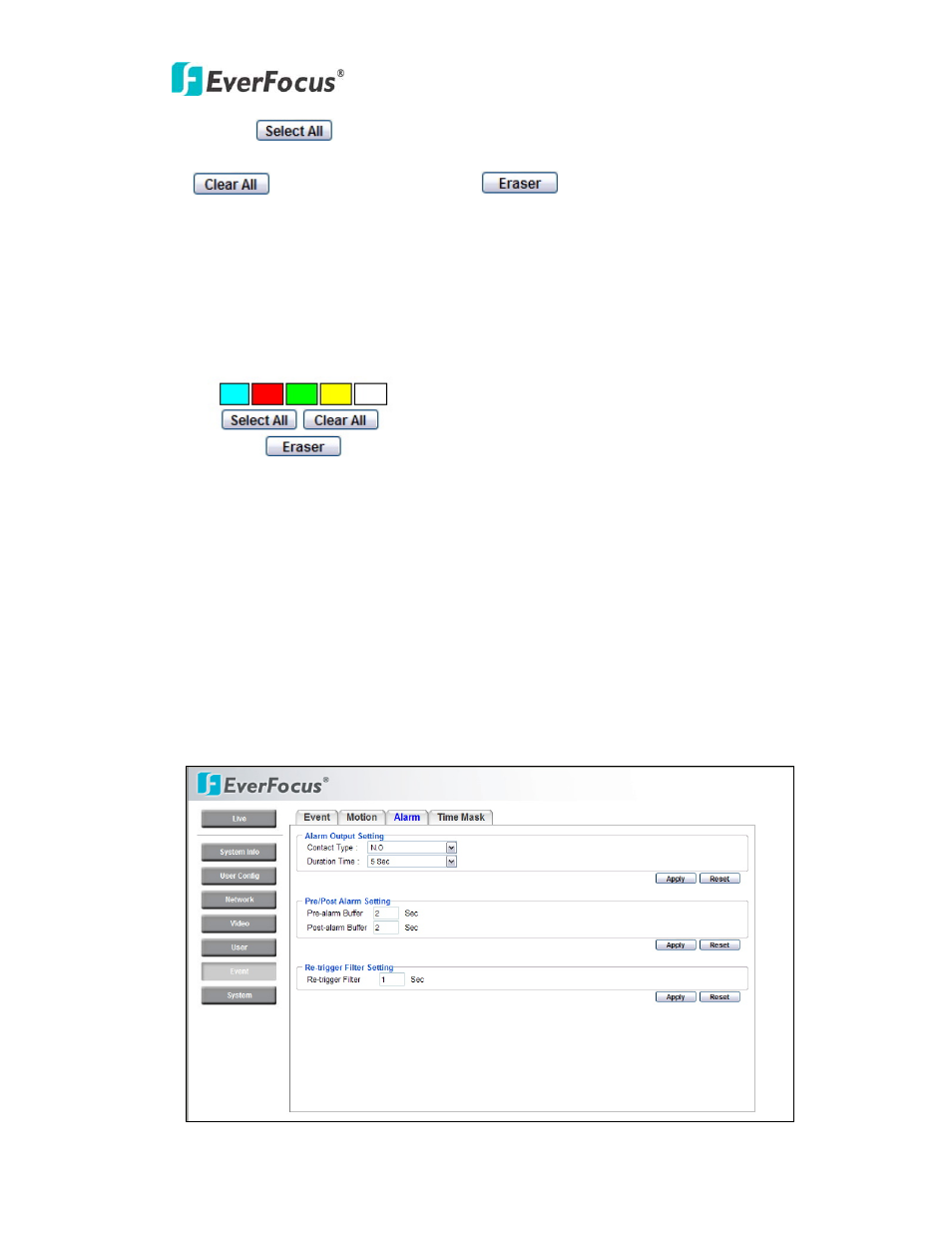 EverFocus NEV10 EZN850 User Manual | Page 44 / 58