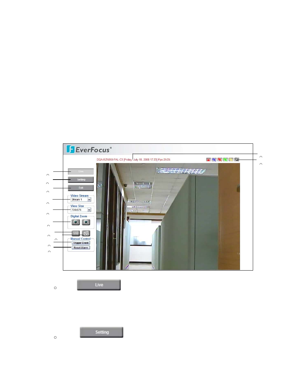 Accessing the camera menu | EverFocus NEV10 EZN850 User Manual | Page 7 / 58
