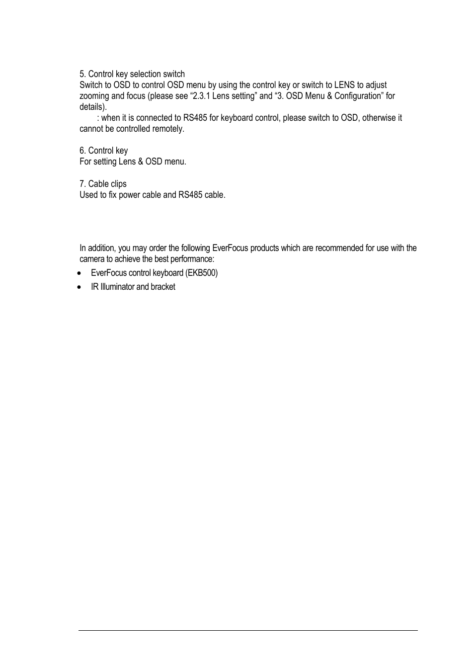 7 related products | EverFocus EZ650 User Manual | Page 13 / 40