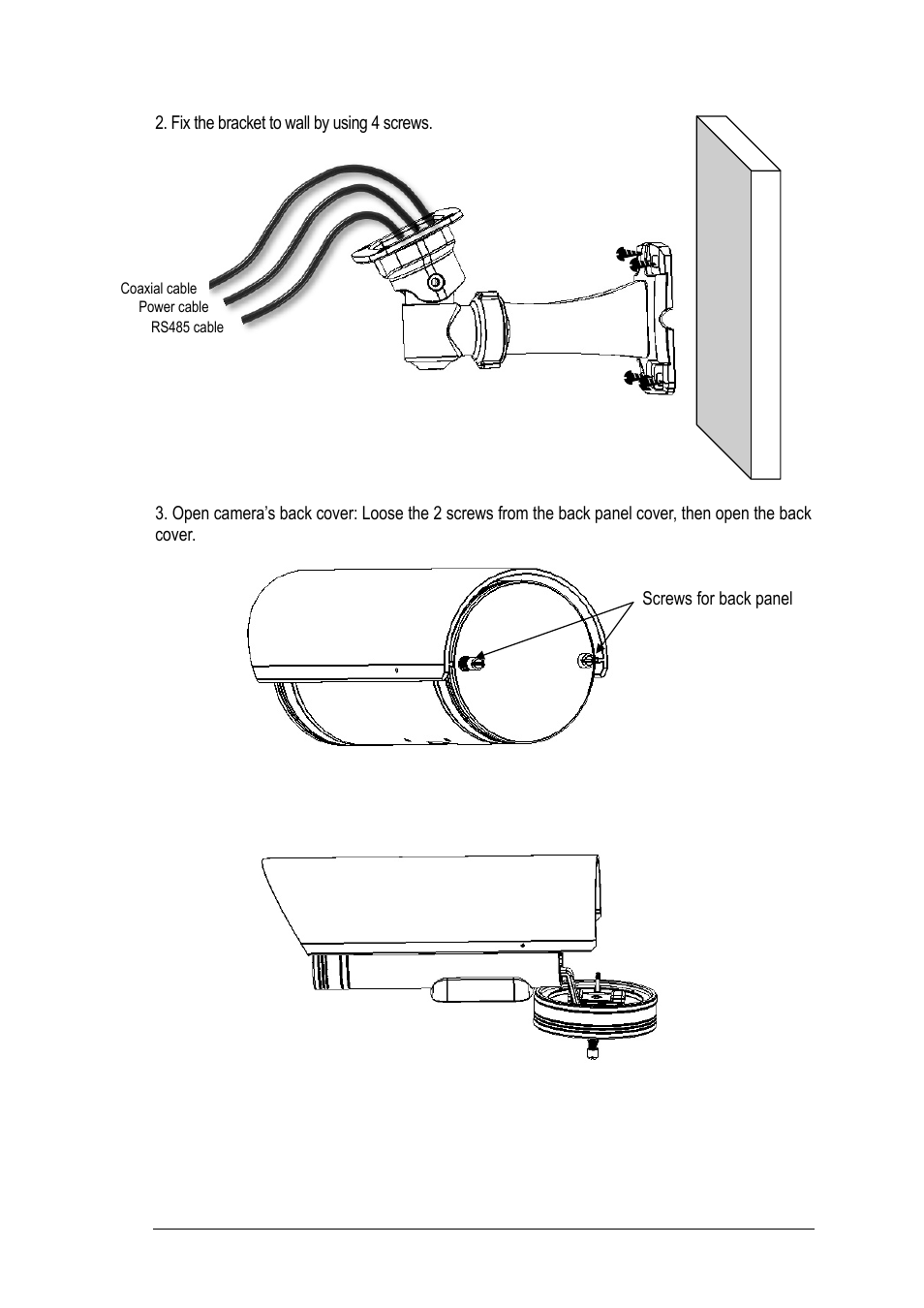 Screws for back panel | EverFocus EZ650 User Manual | Page 15 / 40