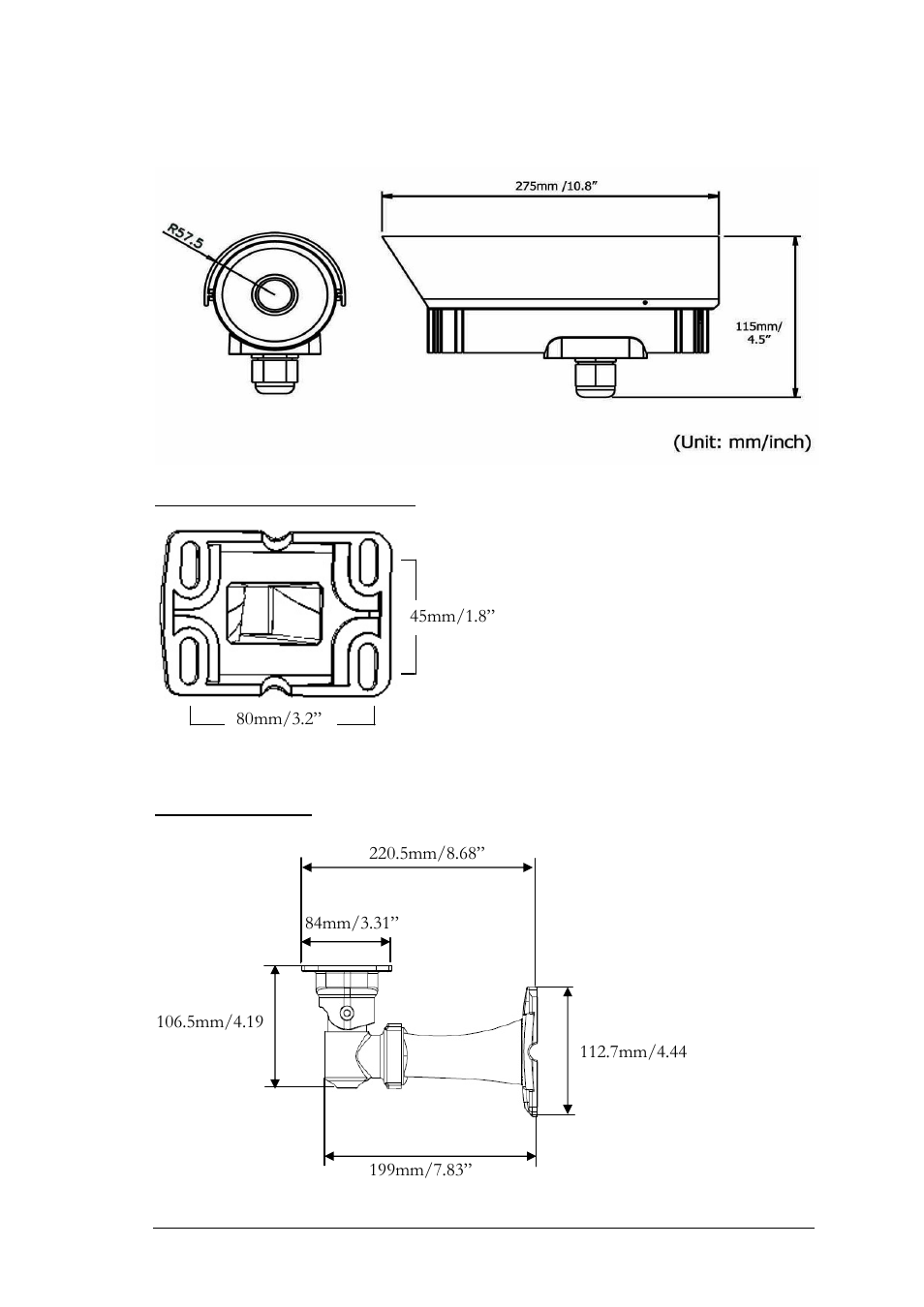 4 dimensions | EverFocus EZ650 User Manual | Page 9 / 40