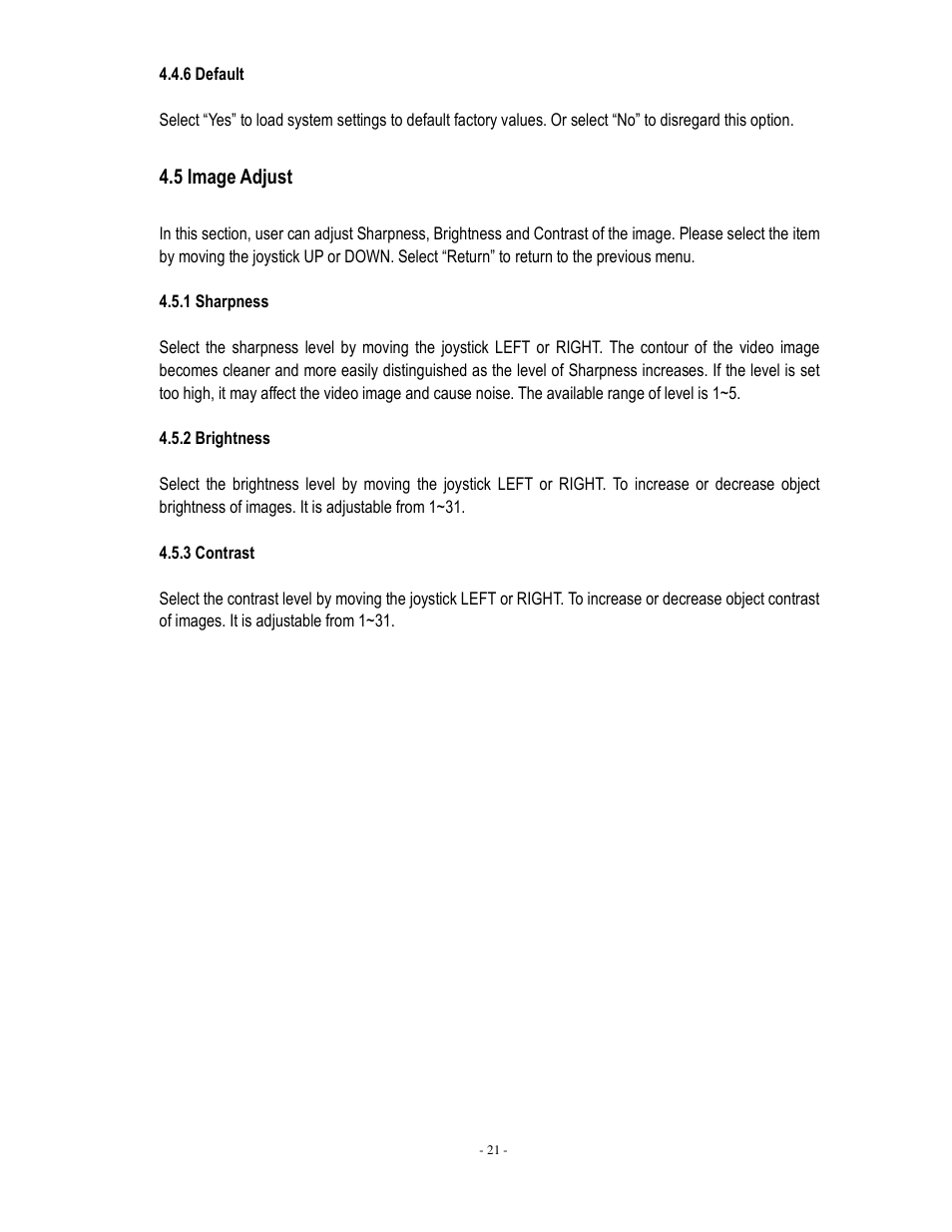 EverFocus EDH5240 User Manual | Page 22 / 23