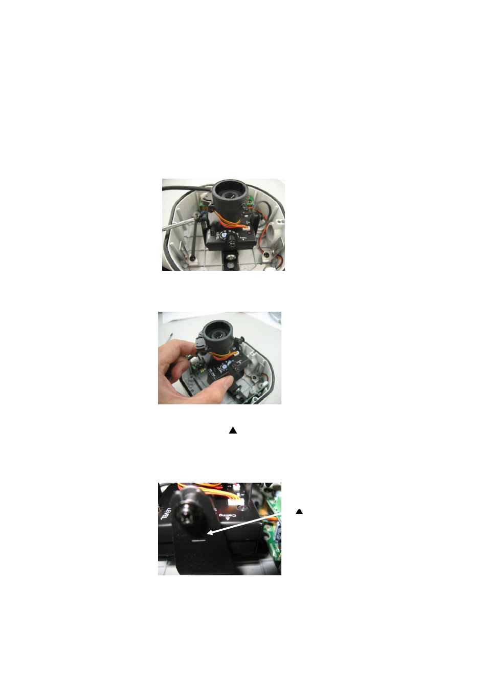 1 instruction for rotating the camera mounting | EverFocus EHD650 User Manual | Page 9 / 25