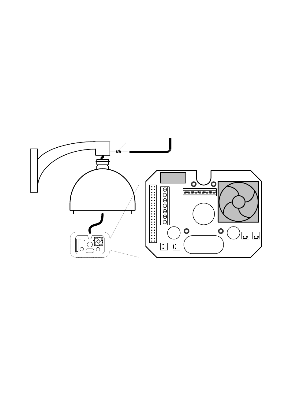Relay, Hex allen wrench, M5 bolt | EverFocus Speed Dome EPTZ3000I User Manual | Page 21 / 43