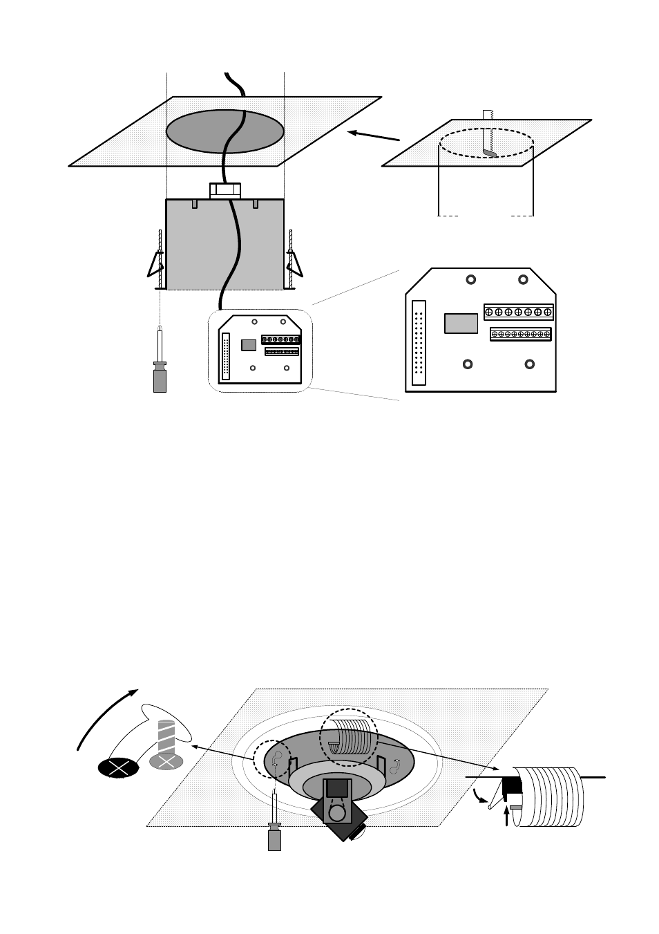 Cut the ceiling, 202 mm | EverFocus Speed Dome EPTZ3000I User Manual | Page 24 / 43